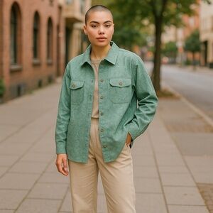 NWT Béchamel Women's 3/4-Sleeve  Floral Embossed Lined Jacket - Size 2X